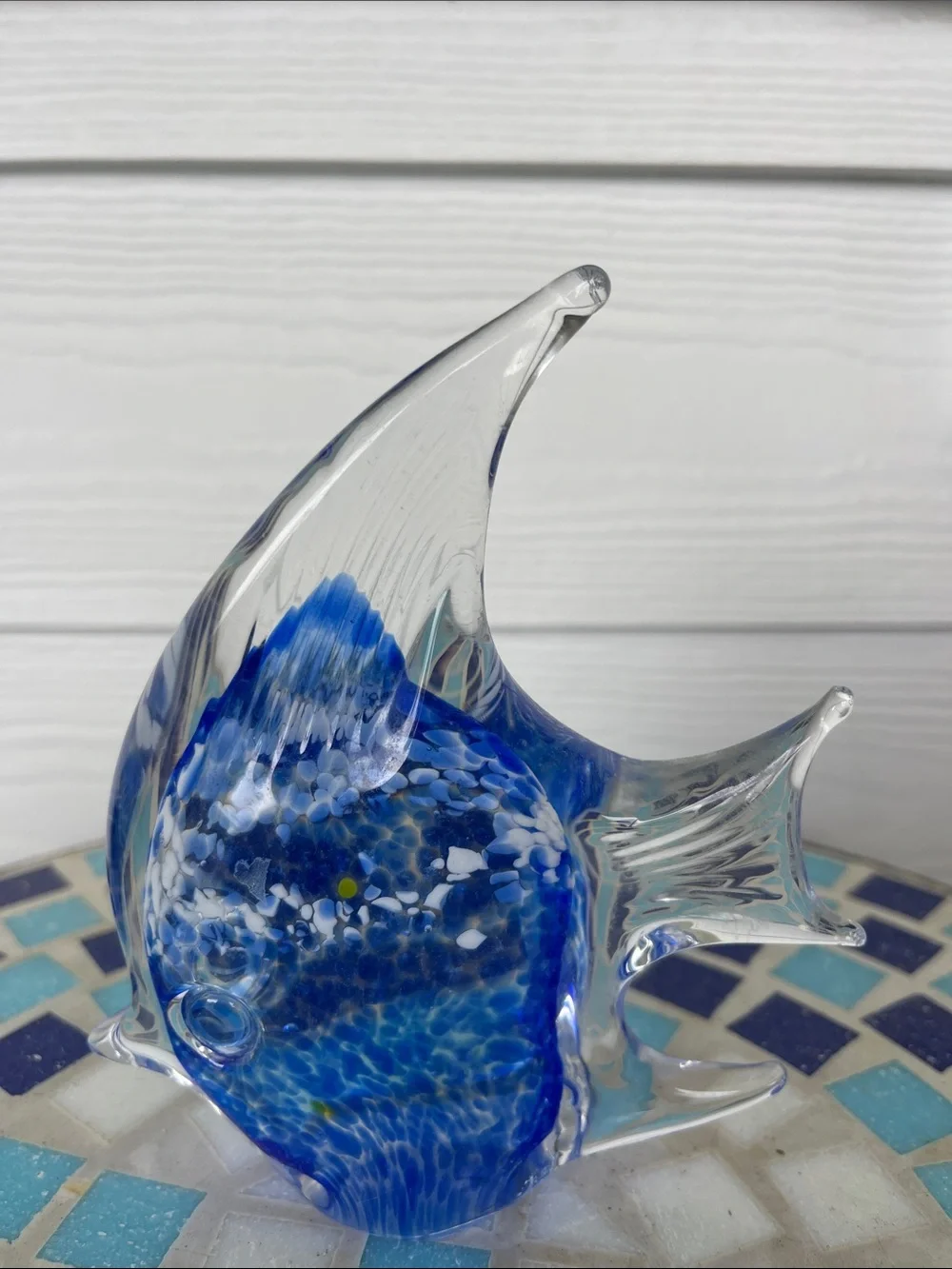 Glass Angelfish figurine